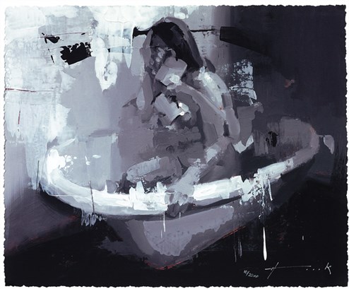 R.L with Water Jug by Christian Hook - Hand Finished Limited Edition on Paper