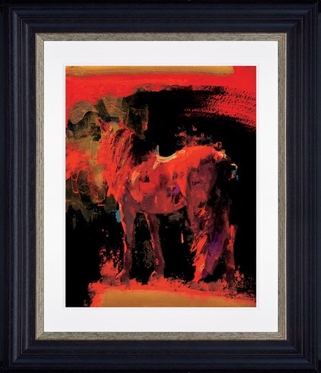 Newton Series II Red B by Christian Hook - Framed Limited Edition on Paper